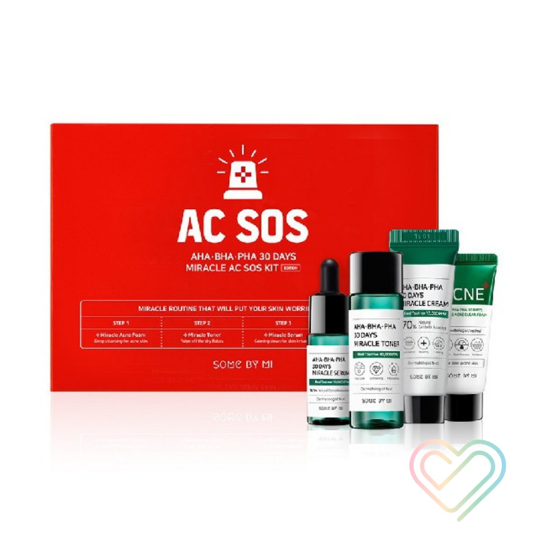 SOME BY MI - AHA.BHA.PHA 30 Days Miracle AC SOS Kit – Some by Beauty